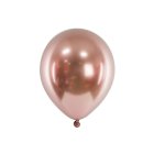 Metalliske Mellemstore Latexballoner Rosaguld