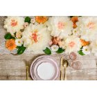 Papirsblomster Creme/Lyserød
