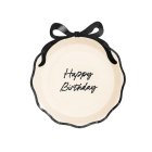 Happy Birthday Sløjfe Tallerkener