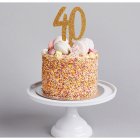 40 Års Kagetopper Guld