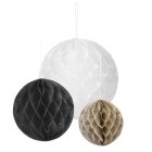 Honeycombs Hvid/Sort/Beige