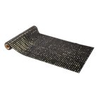 Velour Bordløber Sort/Guld