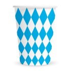 Bayern Papkrus Blå/Hvid
