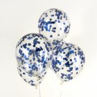 Konfetti Balloner Metallisk Blå