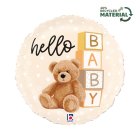 Hello Baby Bamse Folieballon