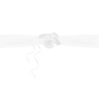 Rose Organza Guirlande Hvid