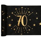 70 Års Bordløber Guld/Sort
