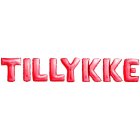 Tillykke Folieballoner Rød