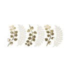 Bregne & Eukalyptus Grene Guld/Hvid