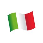 Italien Træ Strøflag