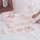Skråbånd Team Bride Rosa/Rosa Guld