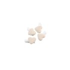 Hjerte Træklemmer Beige