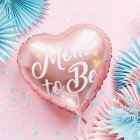 Hjerte Mom To Be Folieballon Lyserød