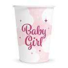 Baby Girl Papkrus Pink/Hvid