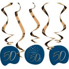 50 Års Swirls True Blue