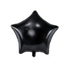 Stjerne Folieballon Sort