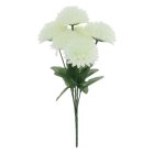 Kunstig Dahlia Blomsterbuket Hvid