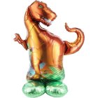 T-Rex Folieballon Kobber/Grøn