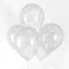 Konfetti Balloner Hvid