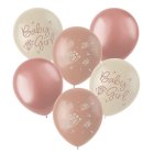 Blooming Baby Latexballoner Rosa/Creme
