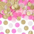 Cirkel Papir Konfetti Pink/Lyserød/Guld