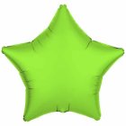 Neon Stjerne Folieballon Grøn