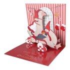 Wish You All A Merry Christmas Pop-Up Julekort
