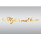 Guirlande Tillykke Med Huen Guld