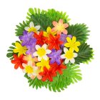 Hawaiiblade & Blomster Bordpynt