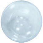 Transparent Rund Ballon Lyseblå