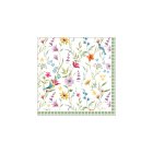 Blomster Servietter Hvid