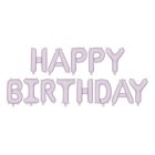 Happy Birthday Folieballoner Lilla