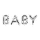 Baby Folieballoner Sølv