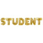 Student Folieballoner Guld
