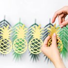 Ananas Guirlande Guld