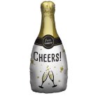 Cheers Champagneflaske Folieballon