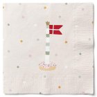 Dannebrog Servietter Beige