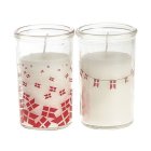 Lys I Glas Med Dannebrog