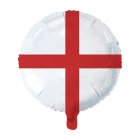 Rund England Flag Folieballon