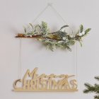 Merry Christmas Akryl Vægpynt