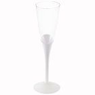 Flute Skrå Champagneglas Hvid