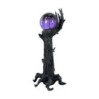 Halloween Træ Med Lysende Kugle Skulptur