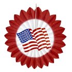 USA Rosette Rød