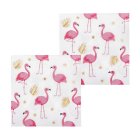 Pink Flamingo Servietter