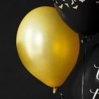 Flagermus Balloner Guld/Pastel Sort