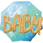 Oh Baby Folieballon Lyseblå