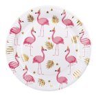 Pink Flamingo Paptallerkener