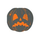 Halloween Servietter Græskar Sort/Orange