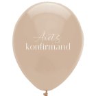Årets Konfirmand Balloner Beige