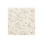 Blomster Servietter Beige